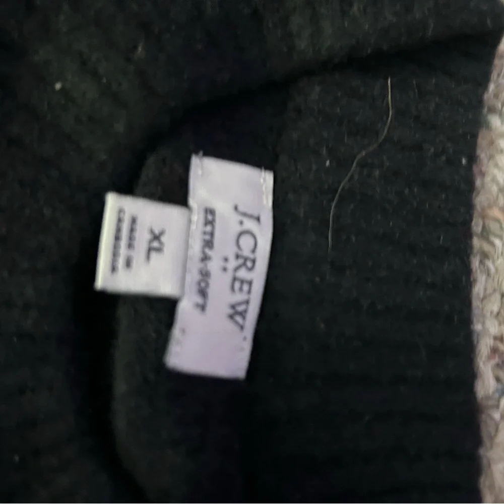J. Crew Black , baby blue, light brown and Gray Crew Neck Sweaters - Picture 5 of 6